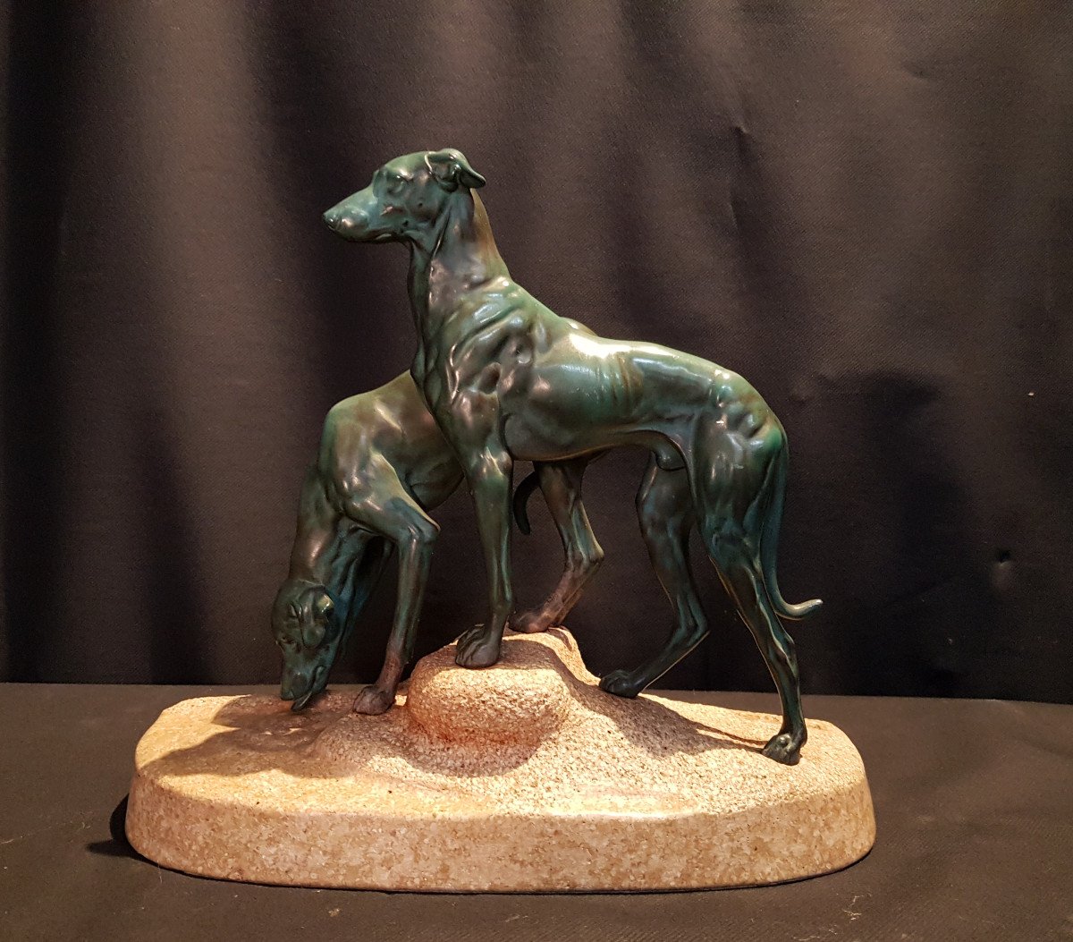 Dogs, Artistic Bronze - Jules Edmond Masson