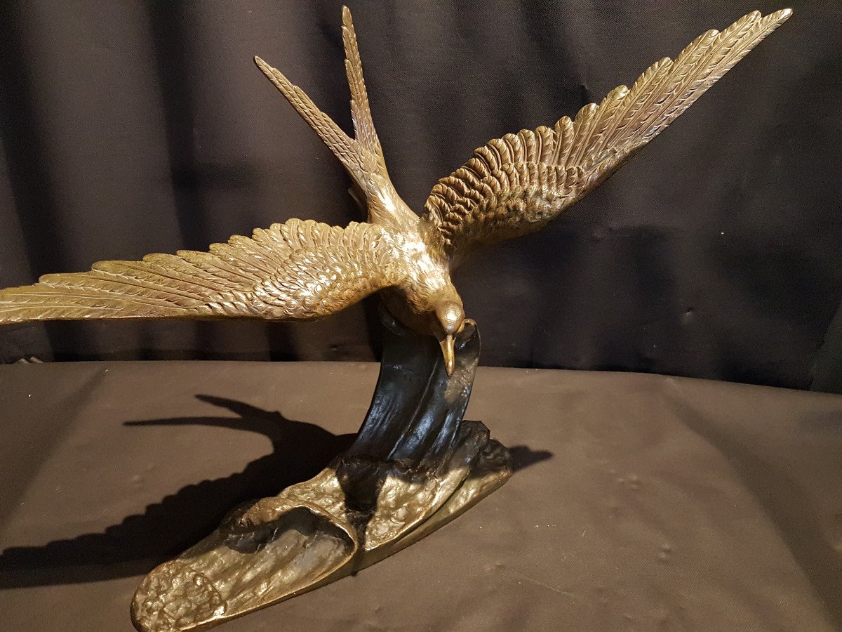 Le goéland, Bronze, c. 1930 - Erget-photo-3