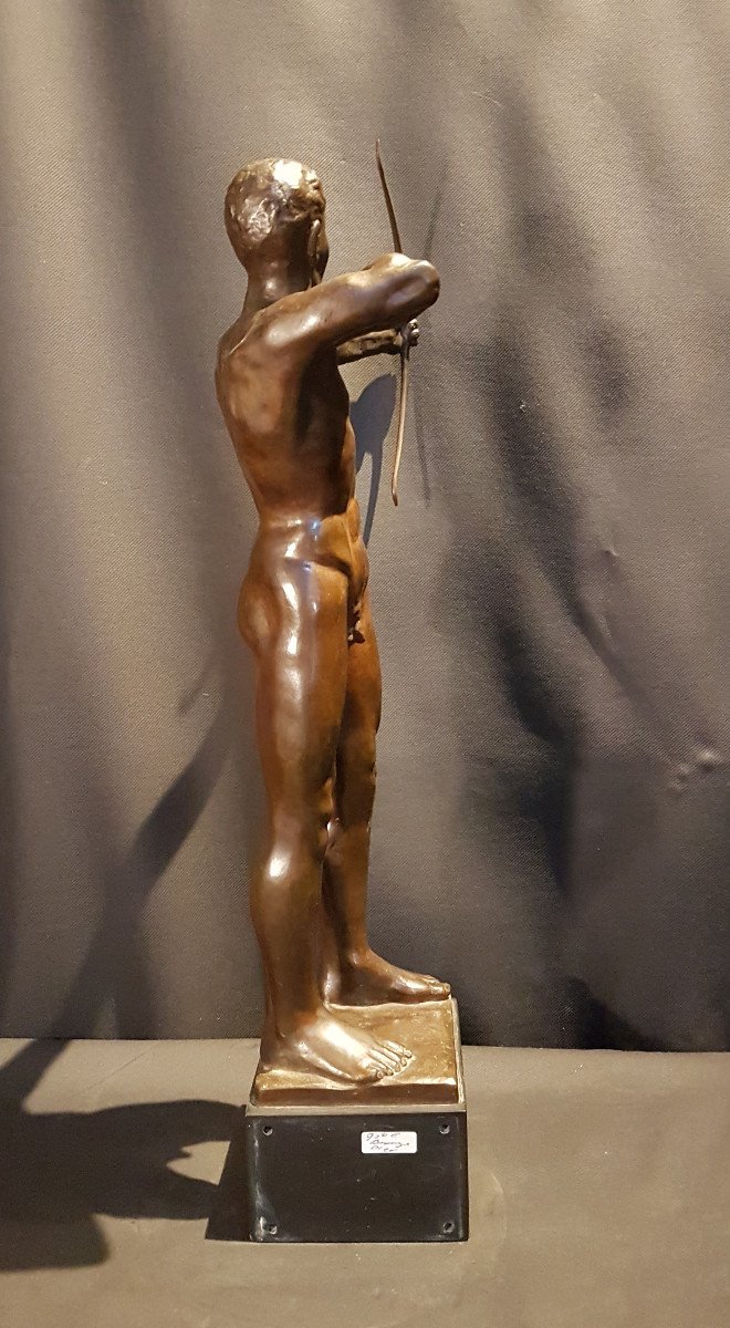 Archer debout, Bronze, 1959 - Ernest Heylens-photo-2