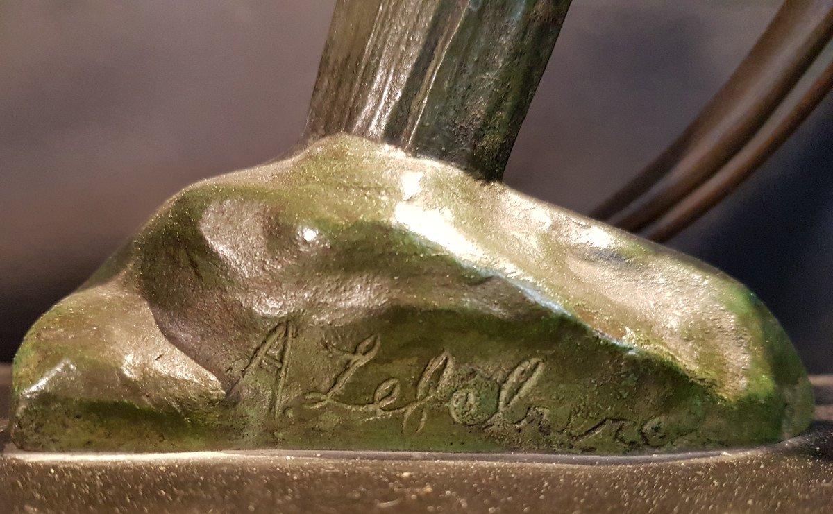 Fish, Art Deco  Bronze - Adelaïde Lefebvre-photo-2