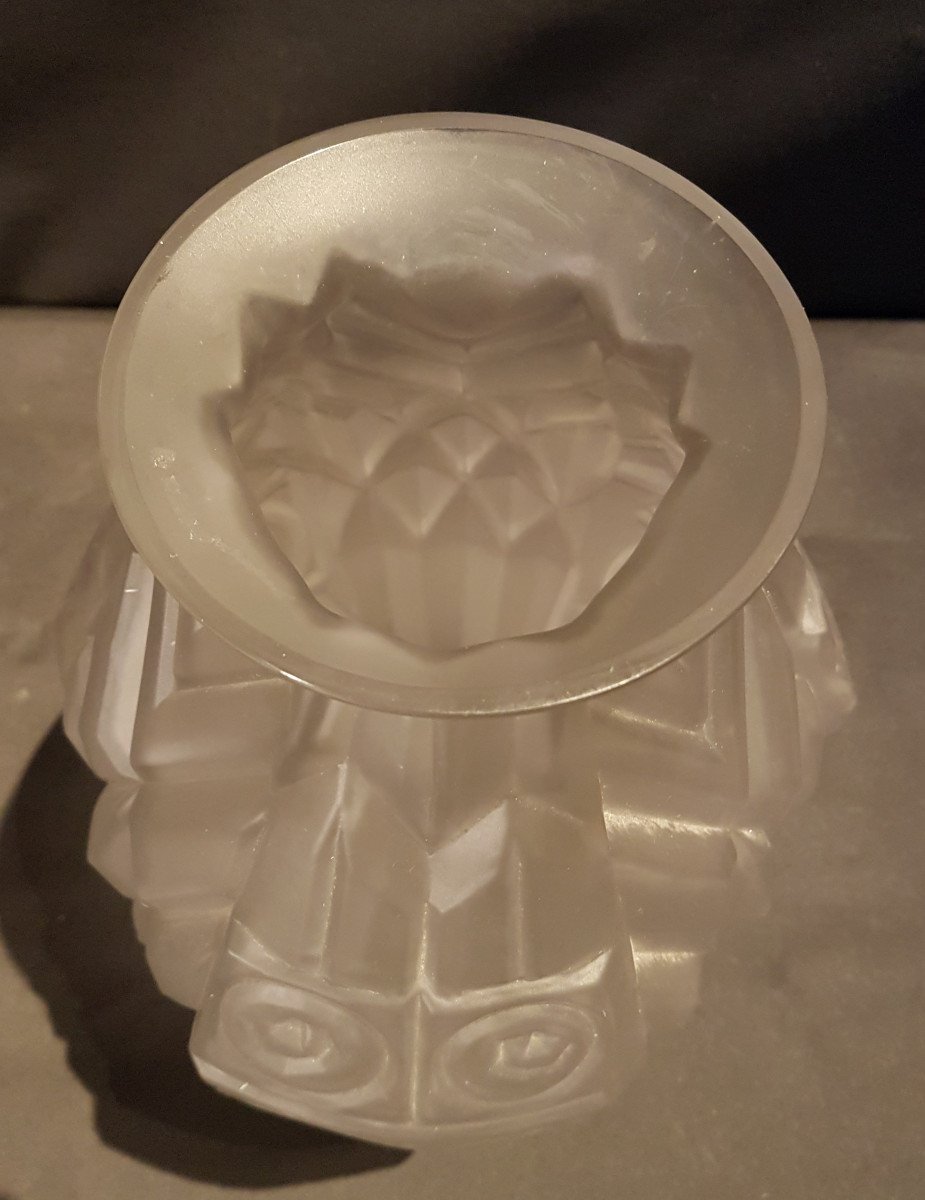 Vase En Verre Moulé, Scailmont - Henri Heemskerk-photo-1