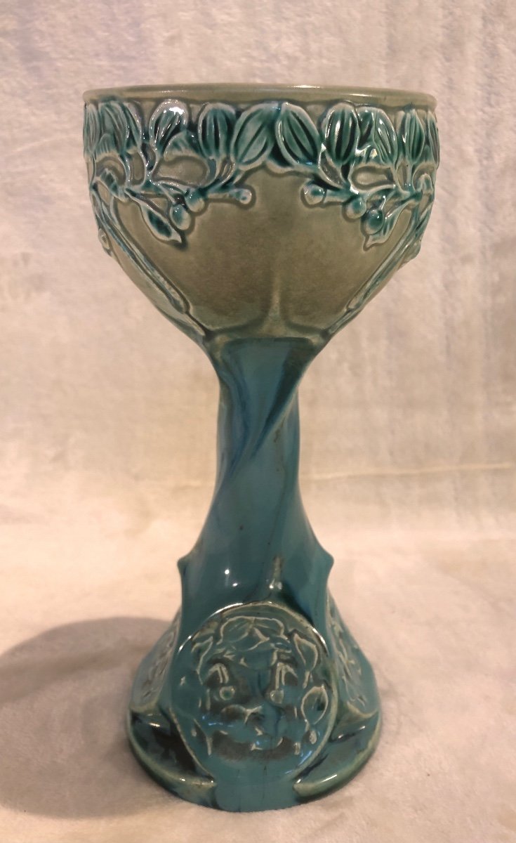 Ceramic Cup - Austrian - Art Nouveau - 11x24cm