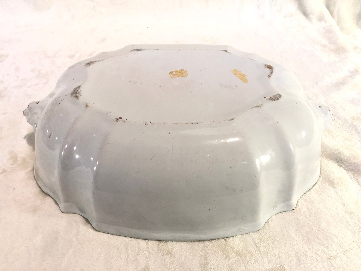 18th Century Earthenware  - France - Dim. 9 X 26 X 36 Cm-photo-3