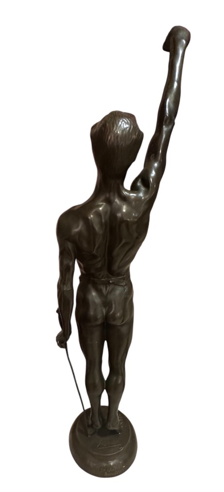 Le Vainqueur  Bronze Ernest Bastin-photo-4