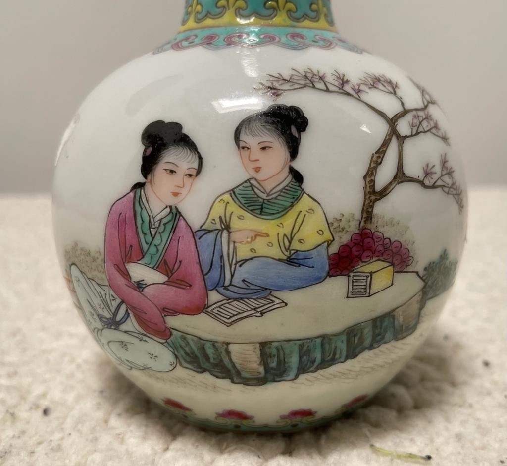 Petit Vase - Chine - Cachet - Dim. 9 X 15cm-photo-2