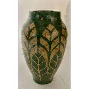 Keramis Stoneware Vase Foliage Decor 