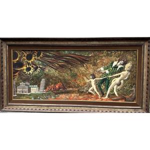 Tableau Surréaliste de Augustin Chevalier 