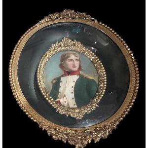 Miniature Of The Young Lord Nelson Signed Gerard 