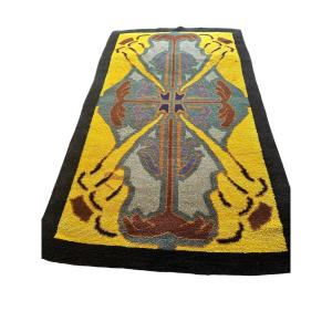 Tapis Art déco belge 