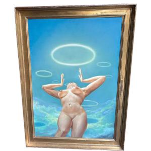 La jeune femme aux bulles 