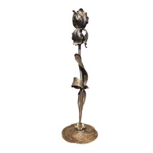 Art Nouveau Candleholder By Hugo Berger, Germany 