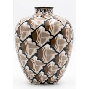 Vase Porcelaine de Limoges À Gauthier Atelier d’art 1927 Art Deco