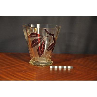 Vase Czechoslovakian Glass Karel Palda