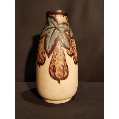 Boch Keramis Stoneware Vase - Charles Catteau