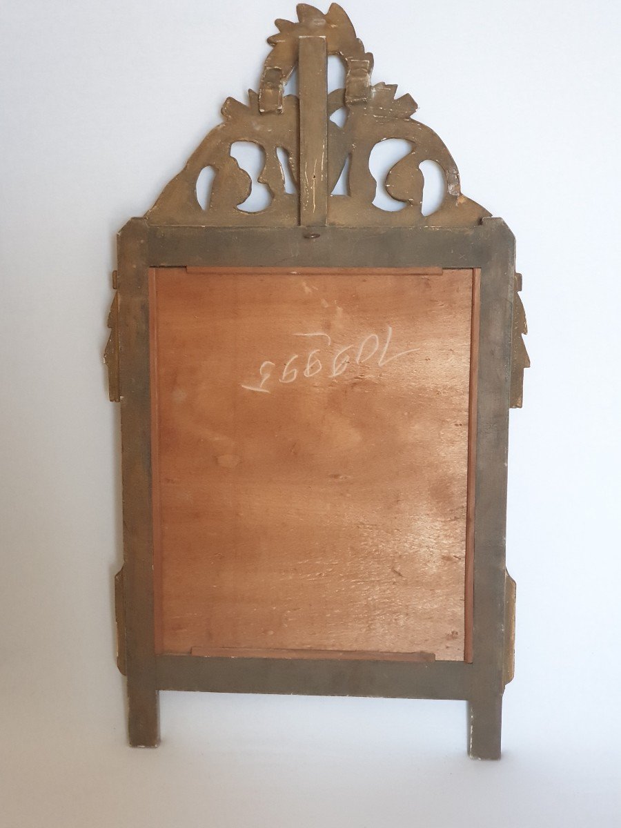 Miroir Doré Style Louis XVI Début XXe-photo-5