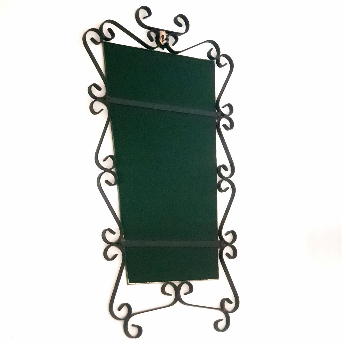  Vintage Wrought Iron Mirror, 1950s-60s, 20th Century, France -photo-8