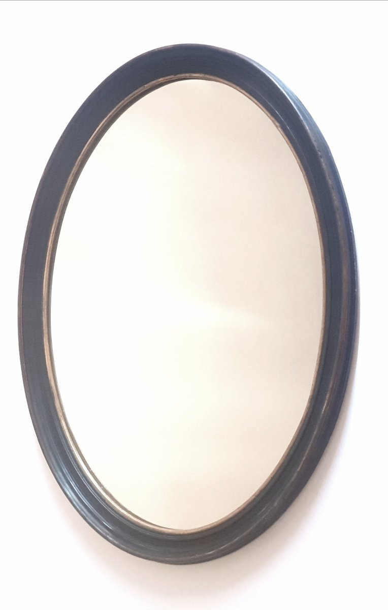 Large Oval Louis-philippe Mirror-photo-1