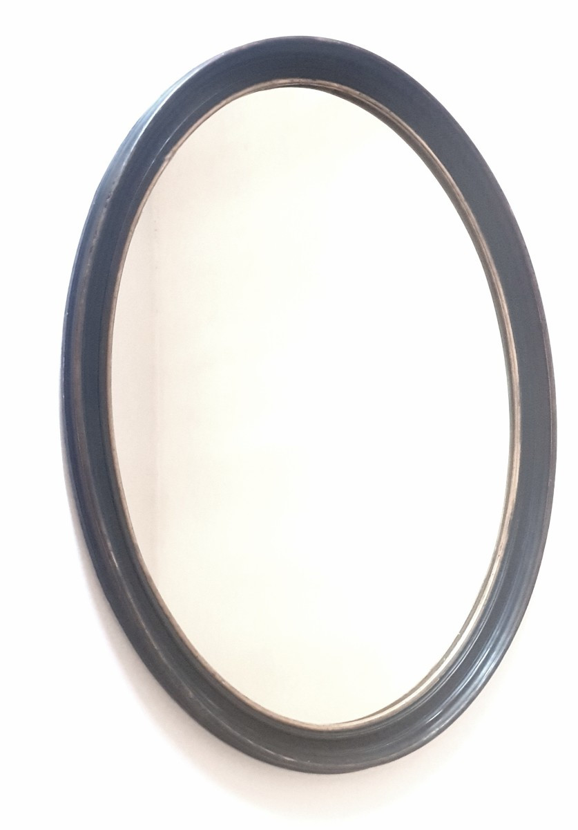 Large Oval Louis-philippe Mirror