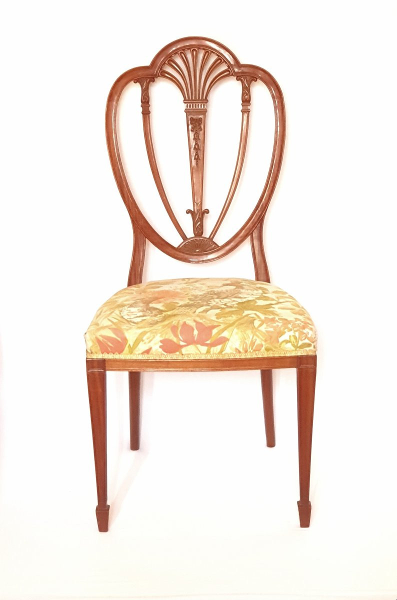 Chaise  de style Hepplewhite  Angleterre-photo-5