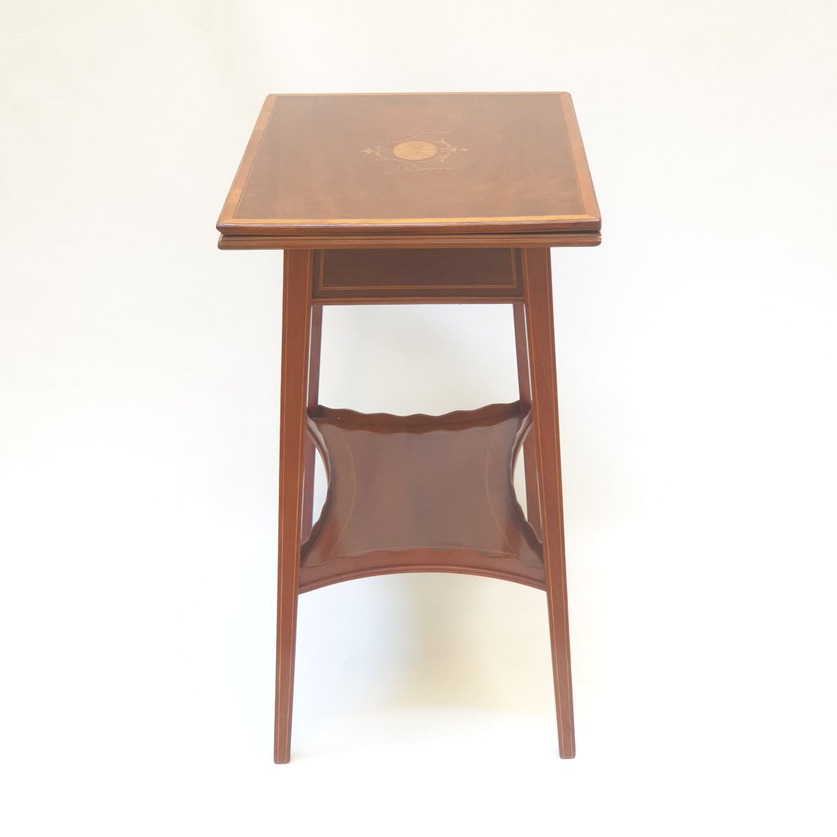Mahogany Game Table, England-photo-2