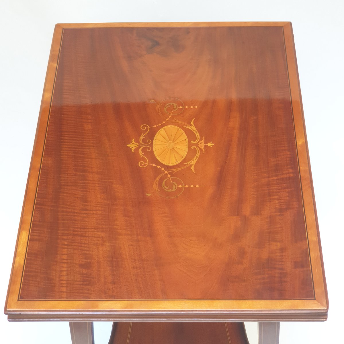 Mahogany Game Table, England-photo-4