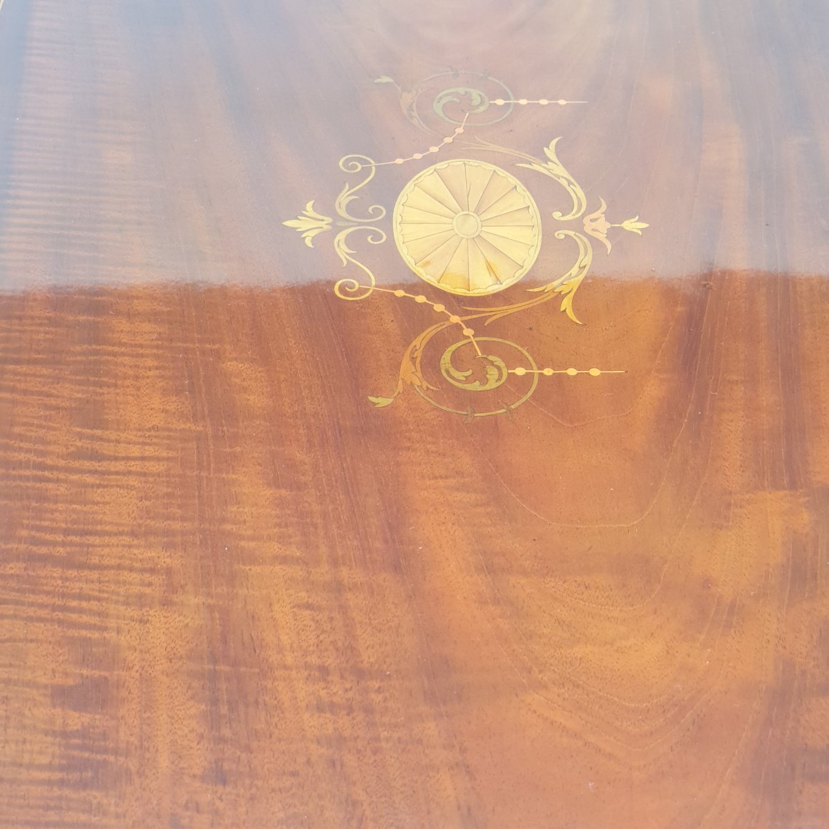 Mahogany Game Table, England-photo-1