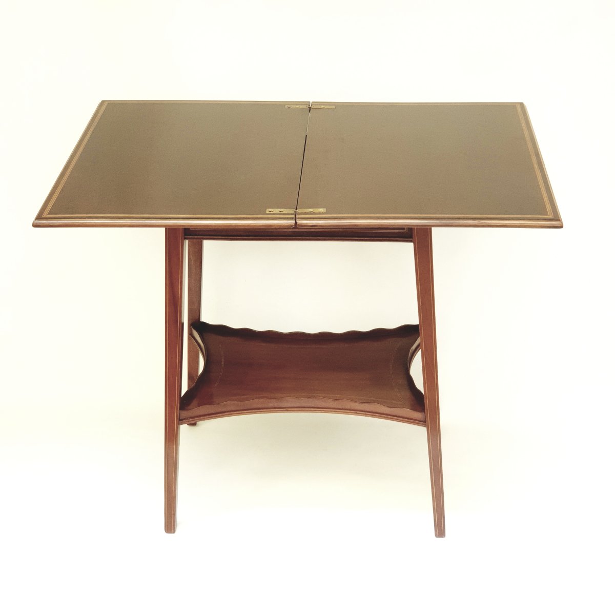 Mahogany Game Table, England-photo-2