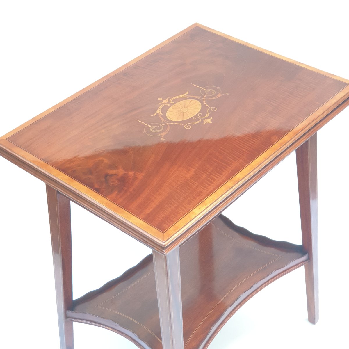 Mahogany Game Table, England-photo-3