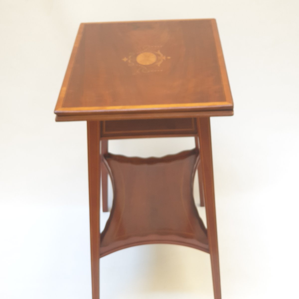 Mahogany Game Table, England-photo-4