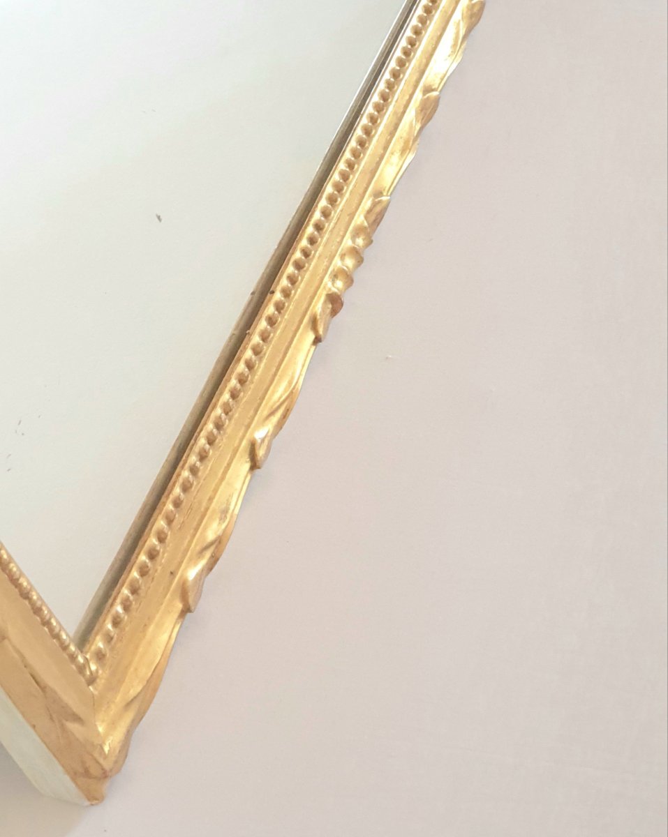 Gilded Mirror, 20th-century Louis XVI Style-photo-5