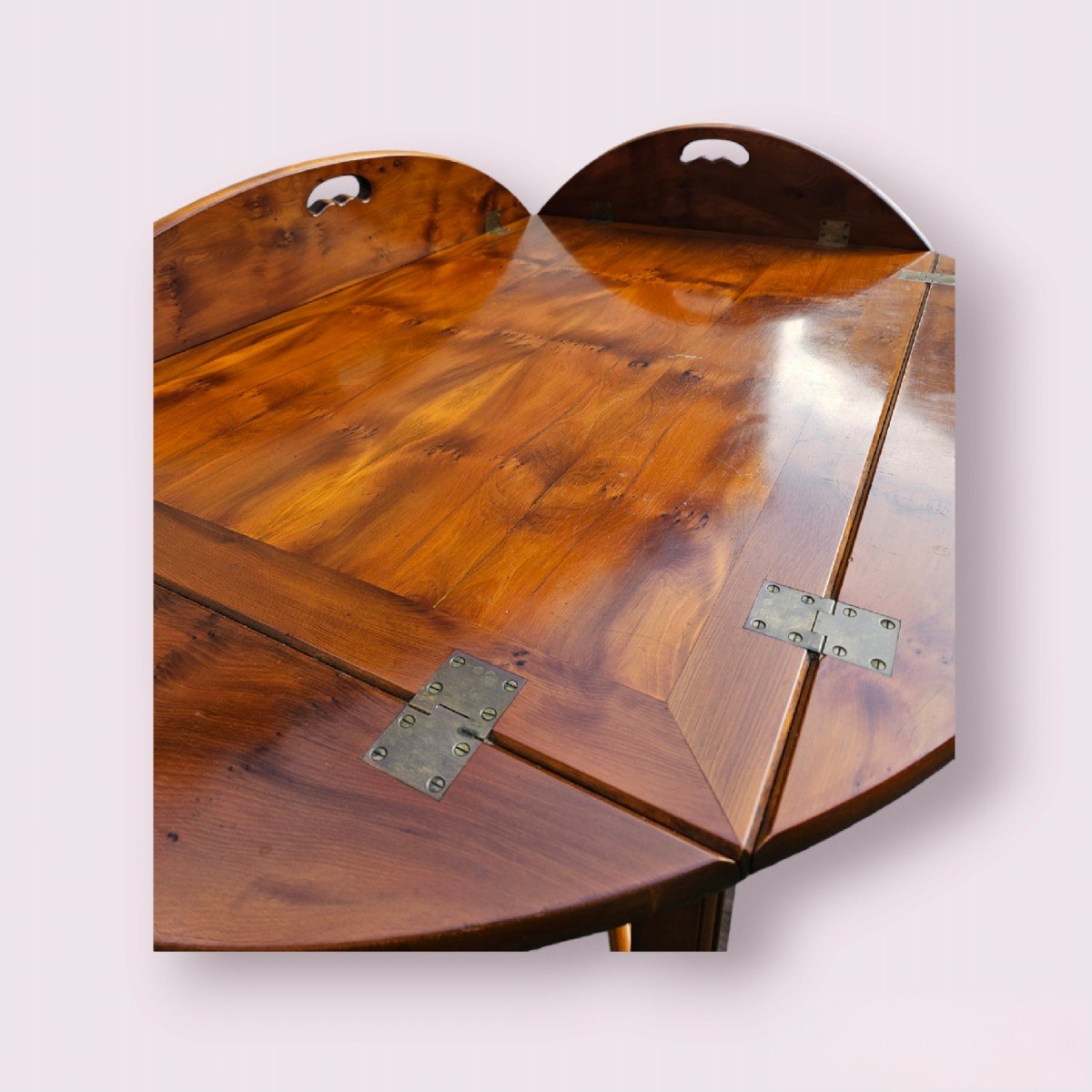 Mahogany Boat Coffee Table-photo-4