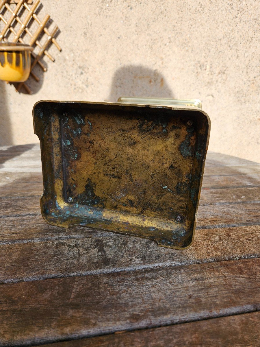 Cage Pendulum In Golden Brass & Mercury Balance & Japy Frères Medal Of Honor Movement-photo-6