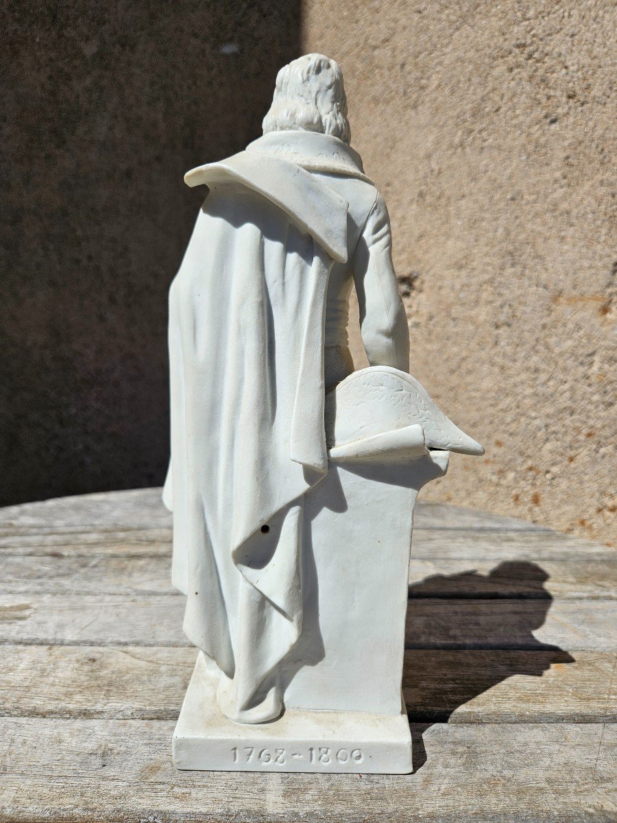 Statuette En Biscuit De Sèvres Du Général Desaix Rare & Empire-photo-3