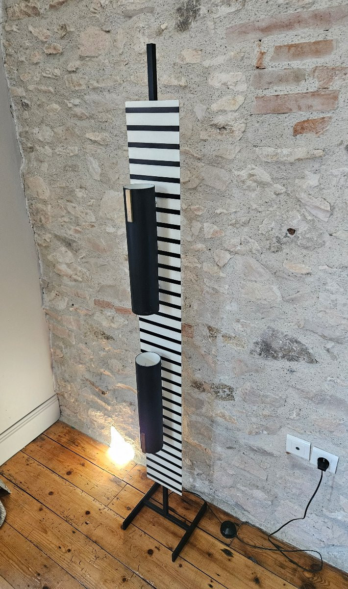 Maison Arlus - Two-light Floor Lamp Circa 1960-photo-1