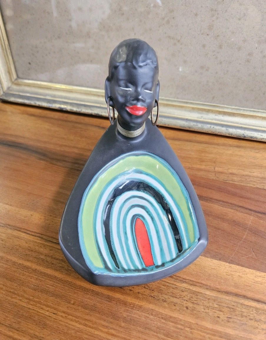 Gabriel Fourmaintraux - Vintage Ceramic Trinket Dish Circa 1950-1960-photo-2