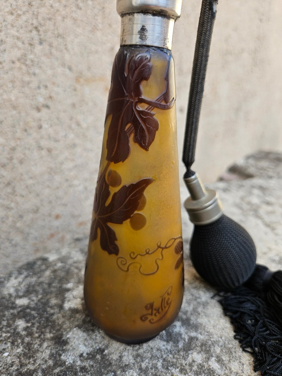 Vaporisateur Émile Gallé en pâte de verre - art nouveau-photo-1