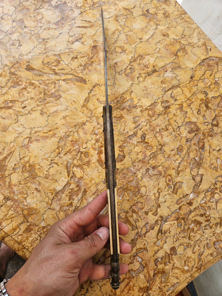 Couteau pliant navaja du 19e siècle -photo-4
