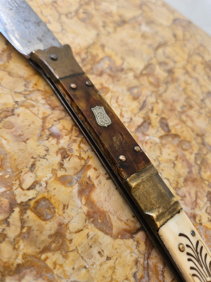 Couteau pliant navaja du 19e siècle -photo-2