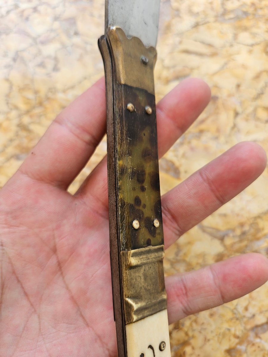 Couteau pliant navaja du 19e siècle -photo-7