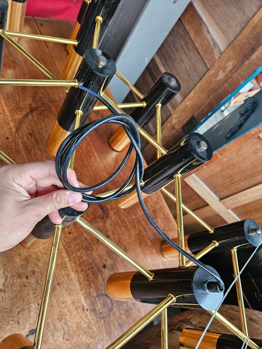 Design Chandelier 17 Metal Tubes - Italy-photo-4