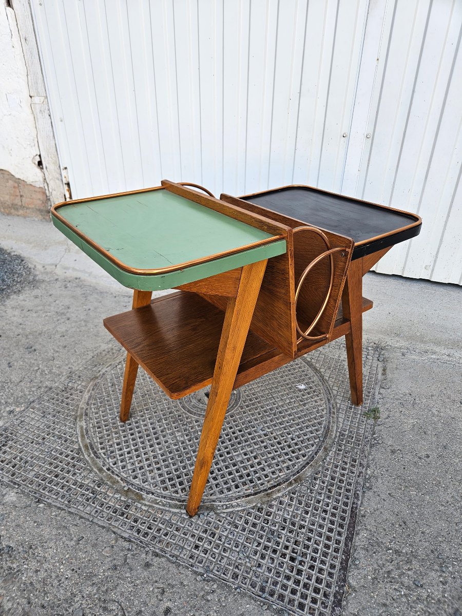 Table Bout de canapé vers 1950 - 1960-photo-2