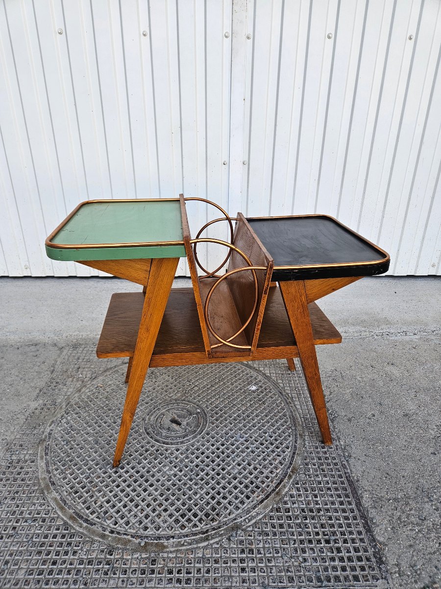Table Bout de canapé vers 1950 - 1960-photo-4