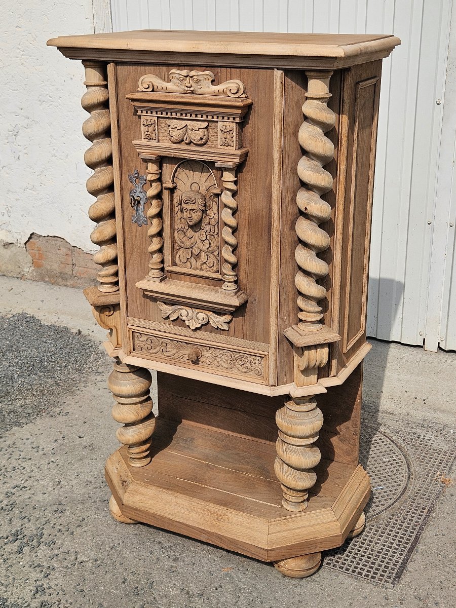 Renaissance-style Cabinet With Religious Motifs – 19th Century