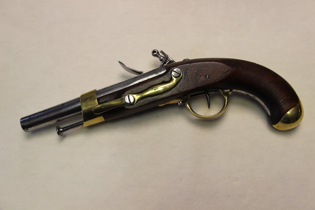 Pisolet An IX Modified An XIII From The Imperial Manufacture Of Saint Etienne 1808-photo-2