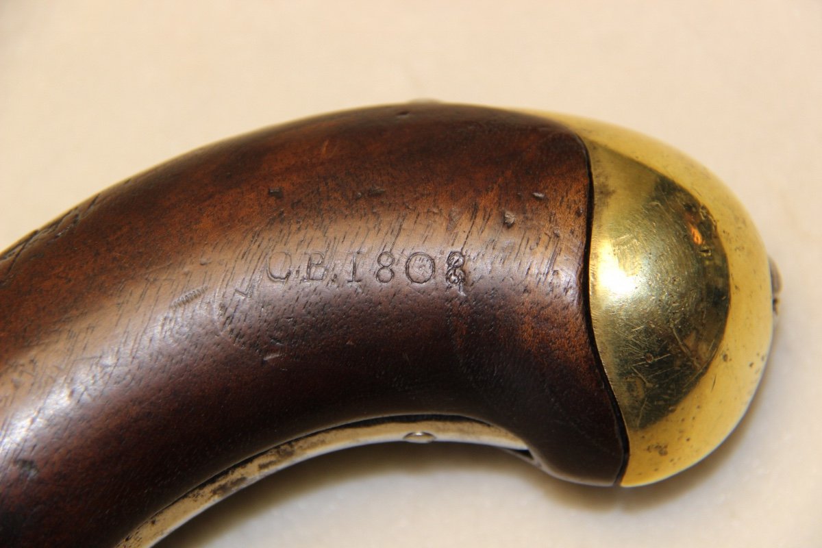 Pisolet An IX Modified An XIII From The Imperial Manufacture Of Saint Etienne 1808-photo-4