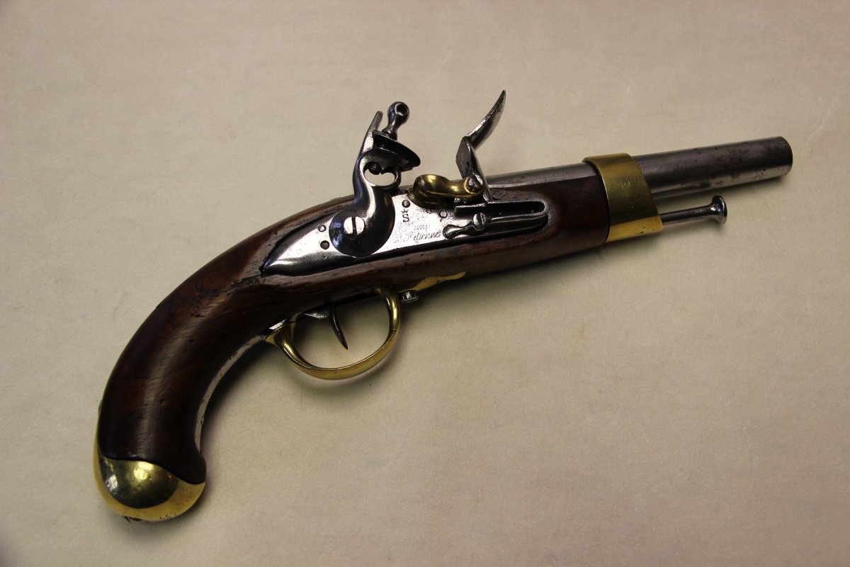 Pisolet An IX Modified An XIII From The Imperial Manufacture Of Saint Etienne 1808