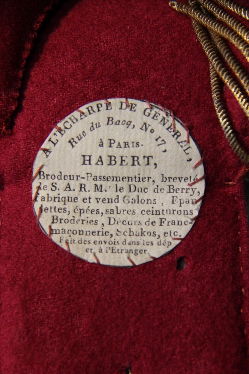  Paire  d' épaulettes  d' Officier  d' Infanterie  De  Ligne   époque Restauration-photo-3
