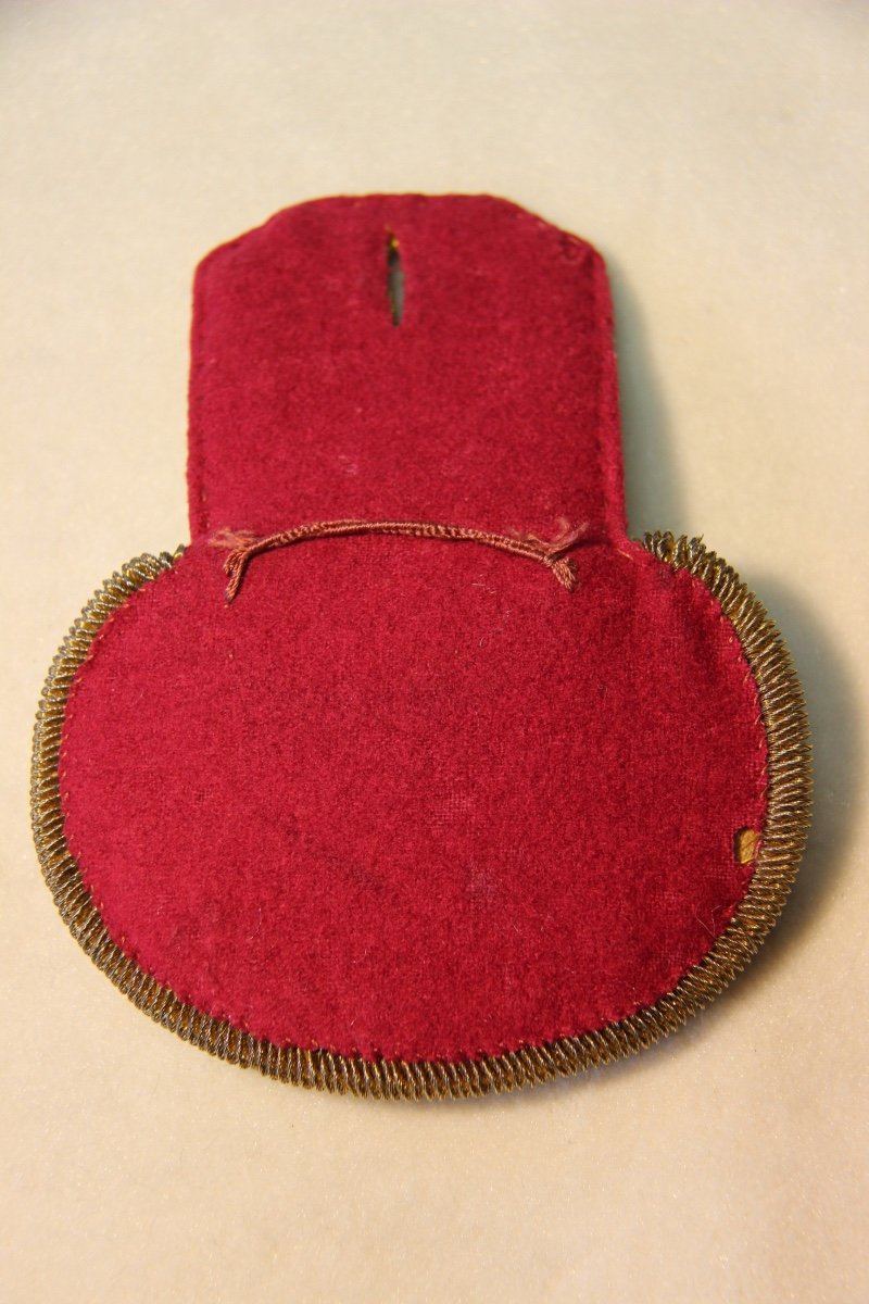 Pair Of Line Infantry Officer Epaulets Restoration Period-photo-1
