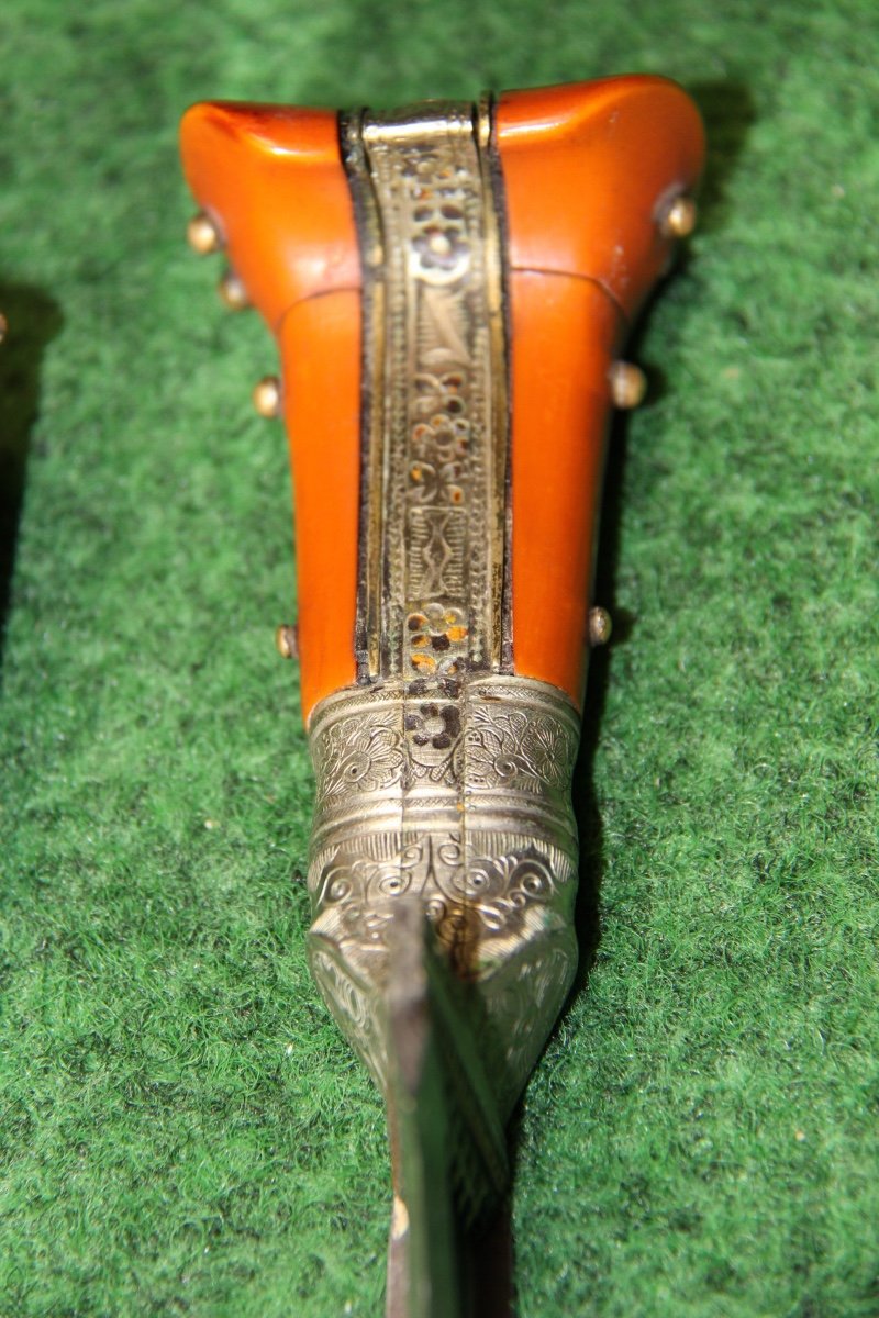 Dagger Khiber Or Salawar Yatagan Afghanistan Early 19th-photo-3