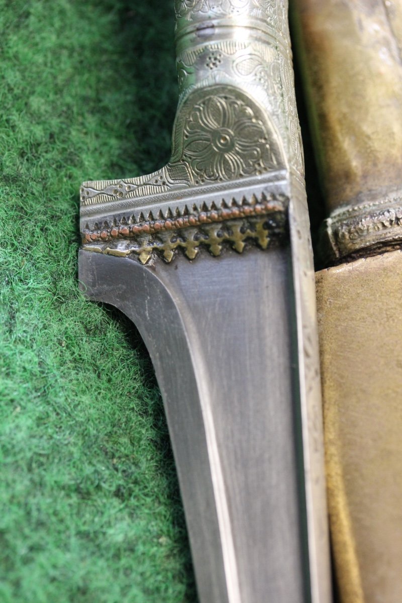 Dagger Khiber Or Salawar Yatagan Afghanistan Early 19th-photo-8
